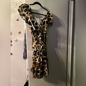 Betsey Johnson leopard dress🐆
